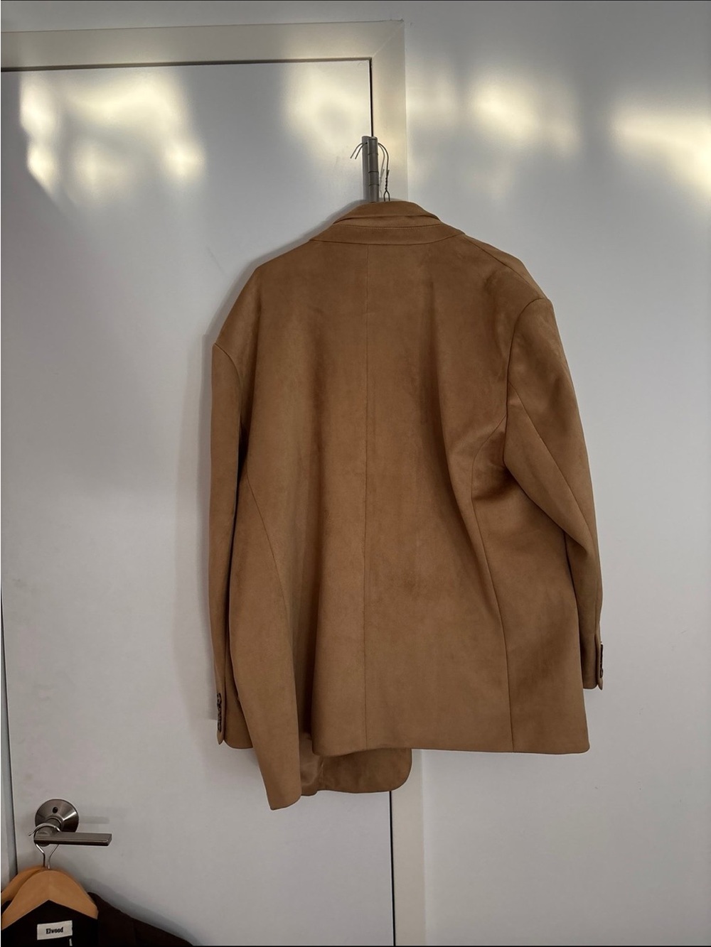 NWT Abercrombie & Fitch Women's Vegan Suede Blazer Sz xl - Picture 2 of 5